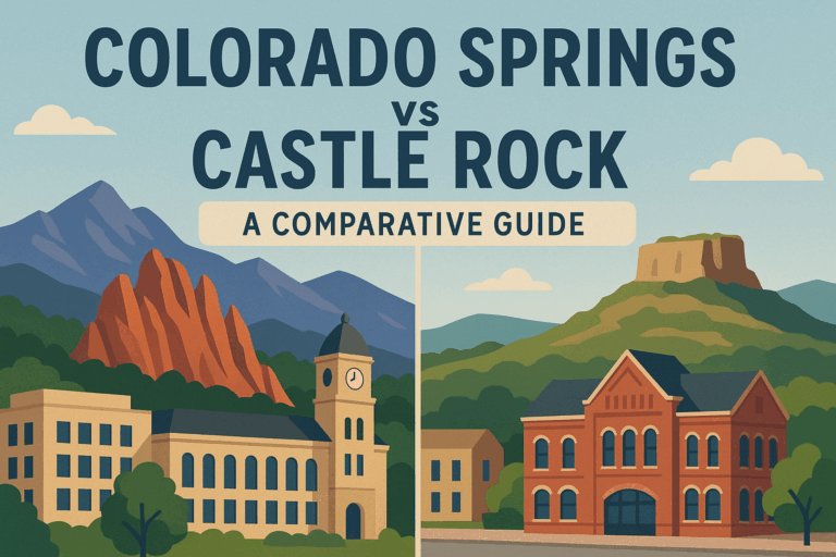 Colorado Springs vs Castle Rock: A Comparative Guide